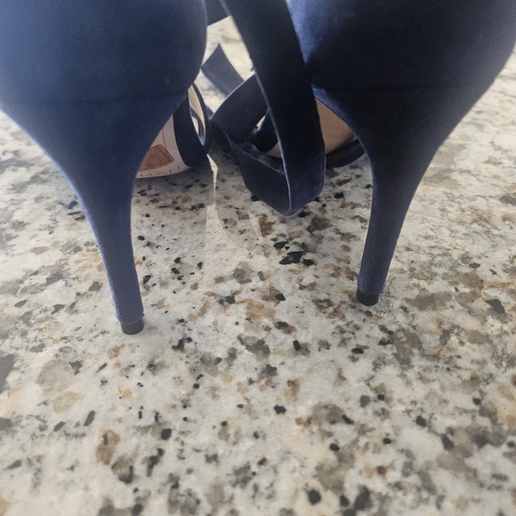 Alexandre Birman Clarita Heel In Navy Suede Alexandre Birman Clarita Heel In Navy Suede
